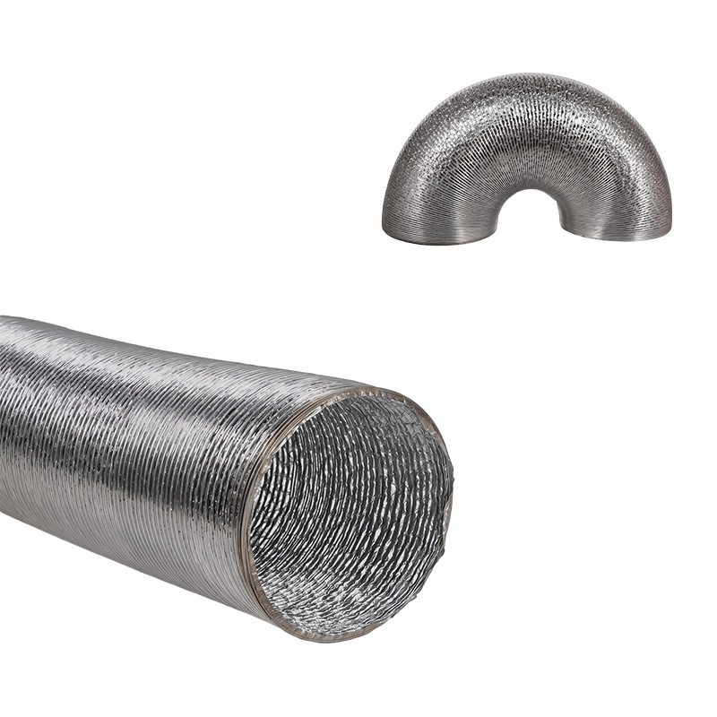5 Layers Plain Aluminum Flexible Air Duct