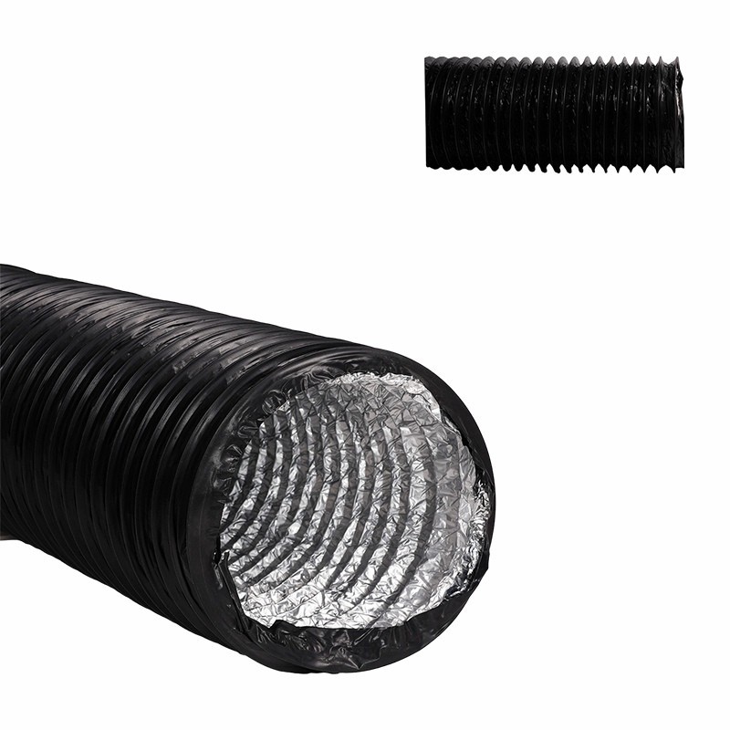 Black PVC Combi Air Duct