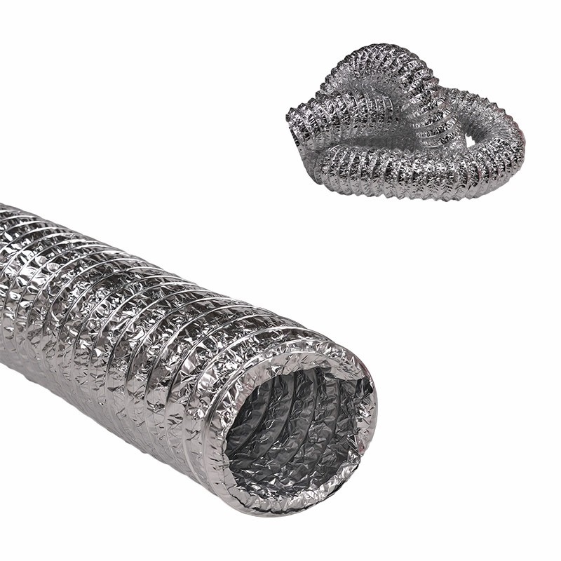 Double Layer Plain Aluminum Flexible Air Duct