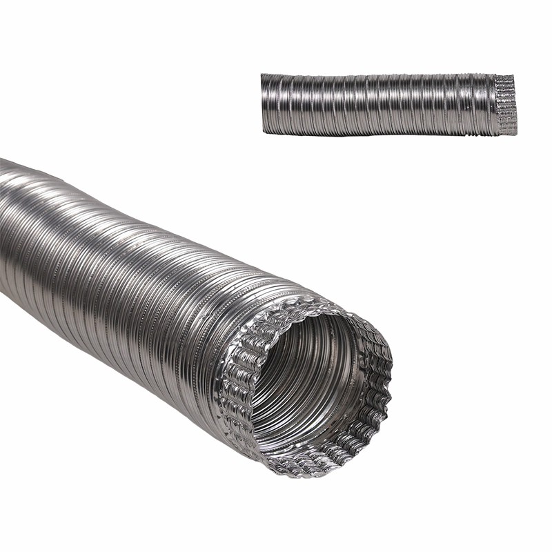 Semi rigid aluminium duct