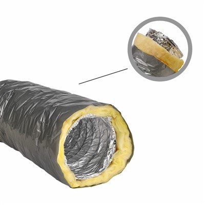 12 Inch Insulated Flexible Duct R8