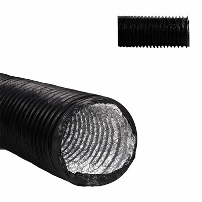 Black PVC Combi Air Duct