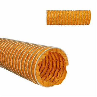 Orange Clip Industrial Fabric Air Duct