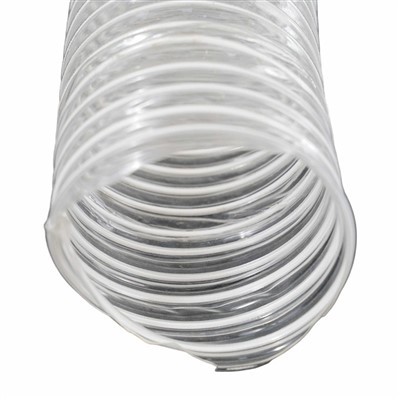 Transparent PVC-coated Steel Dust Hose